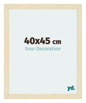 Mura MDF Cadre Photo 40x45cm Sable Balayé De Face Mesure | yourdeclineoration.com