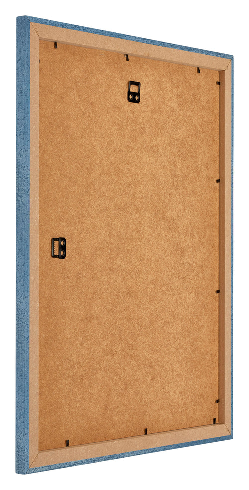 Mura MDF Cadre Photo 40x50cm Bleu Brillant Geveegd Arriere Oblique | yourdeclineoration.com