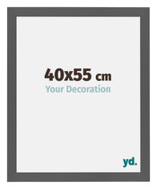 Mura MDF Cadre Photo 40x55cm Anthracite Mesure | yourdeclineoration.com