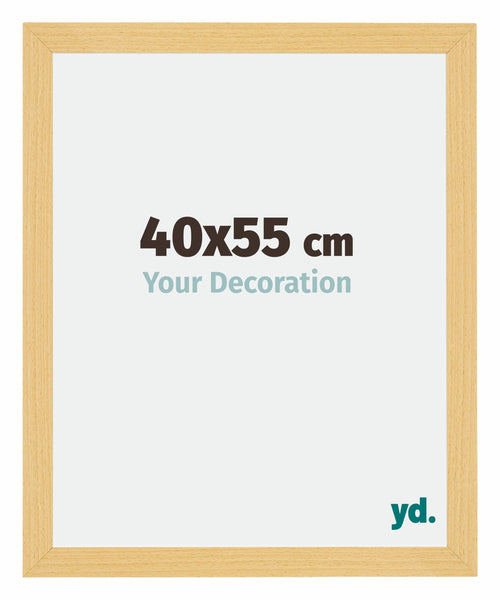 Mura MDF Cadre Photo 40x55cm Hêtre Décor De Face Mesure | yourdeclineoration.com
