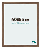 Mura MDF Cadre Photo 40x55cm Noyer Sombre De Face Mesure | yourdeclineoration.com
