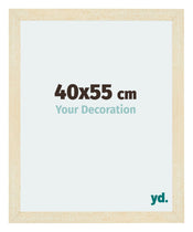 Mura MDF Cadre Photo 40x55cm Sable Balayé De Face Mesure | yourdeclineoration.com