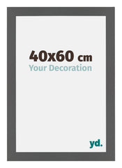 Mura MDF Cadre Photo 40x60cm Anthracite Mesure | yourdeclineoration.com