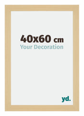 Mura MDF Cadre Photo 40x60cm Décor Érable De Face Mesure | yourdeclineoration.com