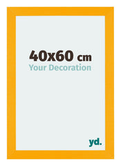 Mura MDF Cadre Photo 40x60cm Jaune De Face Mesure | yourdeclineoration.com