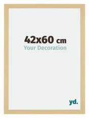 Mura MDF Cadre Photo 42x60cm Décor Érable De Face Mesure | yourdeclineoration.com