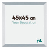 Mura MDF Cadre Photo 45x45cm Aluminium Brossé Mesure | yourdeclineoration.com