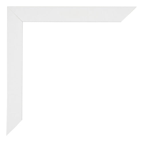 Mura MDF Cadre Photo 45x60cm Blanc Brillant Detail Coin | yourdeclineoration.com