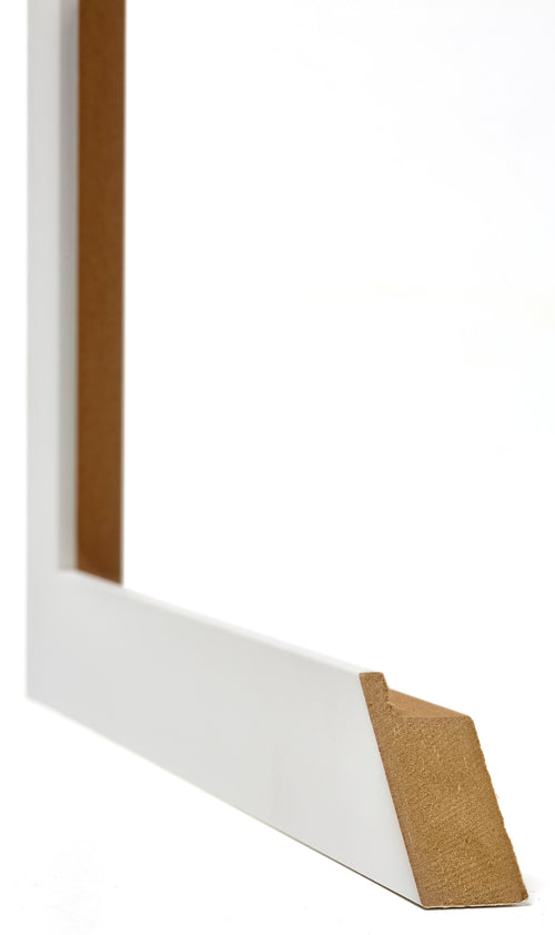 Mura MDF Cadre Photo 45x60cm Blanc Mat Detail Intersection | yourdeclineoration.com