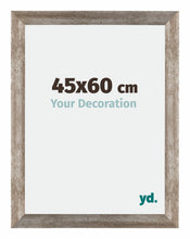 Mura MDF Cadre Photo 45x60cm Métal Vintage De Face Mesure | yourdeclineoration.com