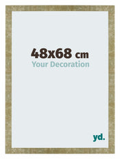 Mura MDF Cadre Photo 48x68cm Or Antique De Face Mesure | yourdeclineoration.com