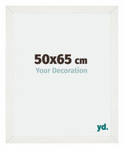 Mura MDF Cadre Photo 50x65cm Blanc Balayé De Face Mesure | yourdeclineoration.com