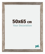 Mura MDF Cadre Photo 50x65cm Métal Vintage De Face Mesure | yourdeclineoration.com