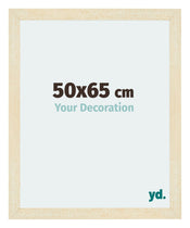 Mura MDF Cadre Photo 50x65cm Sable Balayé De Face Mesure | yourdeclineoration.com