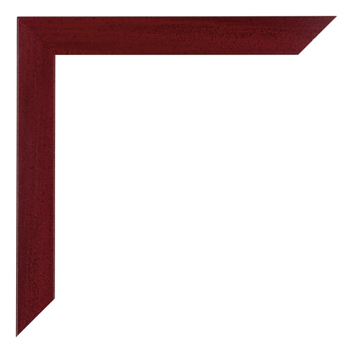 Mura MDF Cadre Photo 50x70cm Bordeaux Balayé Detail Coin | yourdeclineoration.com