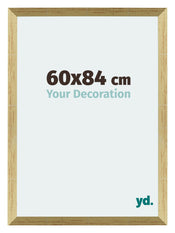 Mura MDF Cadre Photo 60x84cm Or Brillant De Face Mesure | yourdeclineoration.com