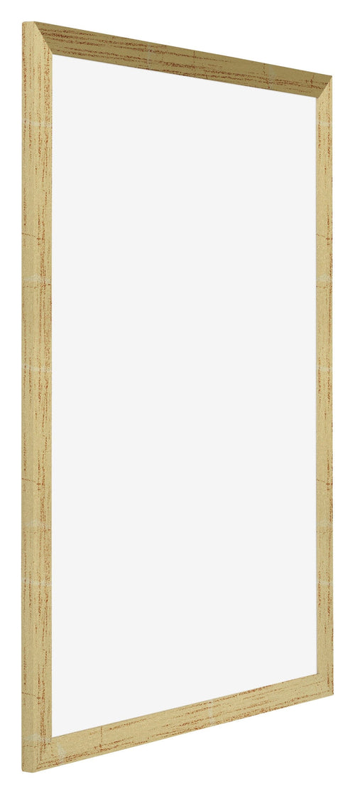 Mura MDF Cadre Photo 60x84cm Or Brillant De Face Oblique | yourdeclineoration.com