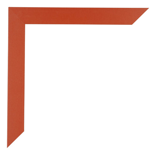 Mura MDF Cadre Photo 70x70cm Orange Detail Coin | yourdeclineoration.com
