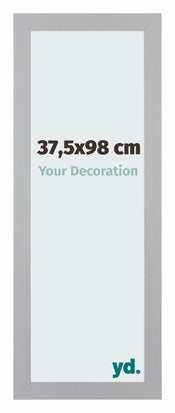 Mura MDF Cadre Photo 37 5x98cm Gris Patine De Face Mesure | yourdeclineoration.com