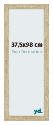 Mura MDF Cadre Photo 37 5x98cm Chene Sonoma De Face Mesure | yourdeclineoration.com