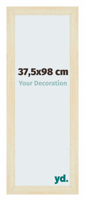 Mura MDF Cadre Photo 37 5x98cm Sable Patine De Face Mesure | yourdeclineoration.com