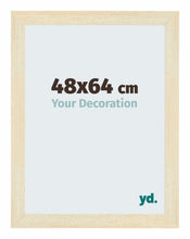 Mura MDF Cadre Photo 48x64cm Sable Patine De Face Mesure | yourdeclineoration.com