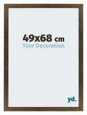 Mura MDF Cadre Photo 49x68cm Bronze Decor De Face Mesure | yourdeclineoration.com