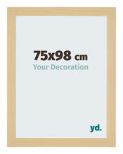 Mura MDF Cadre Photo 75x98cm Decor Erable De Face Mesure | yourdeclineoration.com