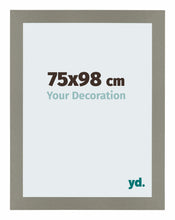 Mura MDF Cadre Photo 75x98cm Anthracite De Face Mesure | yourdeclineoration.com