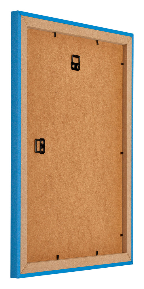 Mura MDF Cadre Photo 75x98cm Bleu Brillant Patine Arriere Oblique | yourdeclineoration.com