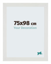 Mura MDF Cadre Photo 75x98cm Blanc Mat De Face Mesure | yourdeclineoration.com