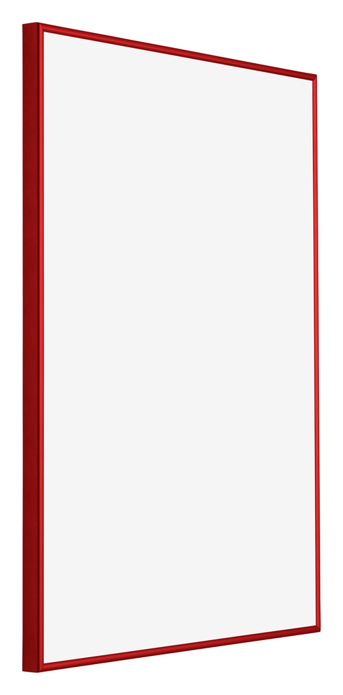 New York Aluminium Cadre Photo 50x70cm Rouge Ferrari De Face Oblique | yourdeclineoration.com