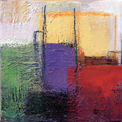 PGM BED 14 Bea Danckaert Violet Statics III Affiche Art 40x40cm | yourdeclineoration.com
