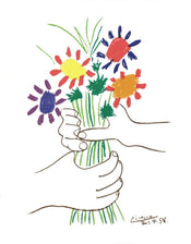 PGM PP 820 Pablo Picasso Bouquet Affiche Art 60x80cm | yourdeclineoration.com
