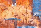 PGM SAK 01 Kirsti Sarikaya Kerzenmenschen I Affiche Art 100x70cm | yourdeclineoration.com