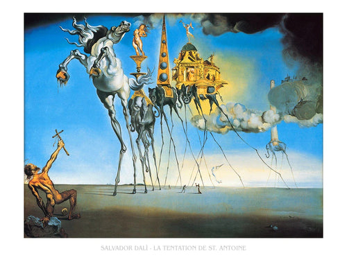 PGM SD 137 Salvador Dali La tentation de St Antoine Affiche Art 80x60cm | yourdeclineoration.com