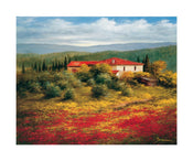 PGM SRH 06 Heinz Scholnhammer Landschaft mit Mohn II Affiche Art 60x50cm | yourdeclineoration.com