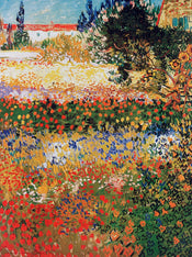 PGM VV 087 Vincent Van Gogh Giardino fiorito Affiche Art 60x80cm | yourdeclineoration.com