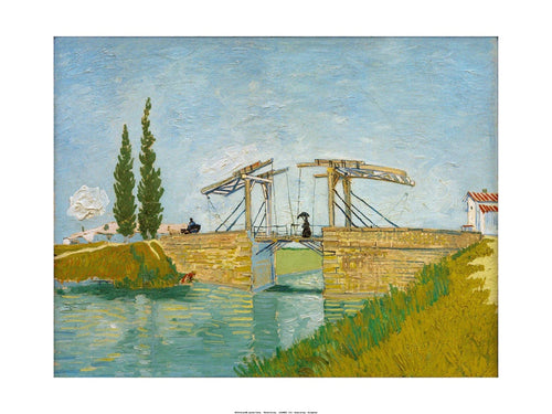 PGM VV 91 Vincent Van Gogh Die Zugbrucke Affiche Art 80x60cm | yourdeclineoration.com