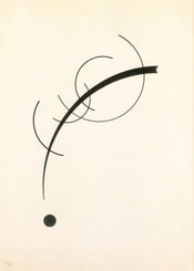 PGM WK 57 Wassily Kandinsky Freie Kurve auf den Punkt Affiche Art 50x70cm | yourdeclineoration.com