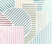 Papier Paint Jeux de Lignes Bonbon 300x250cm FLX6 039 | yourdeclineoration.com