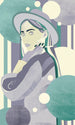 Papier Paint Woman Hat Color 150x250cm Komar FLX3 062 | yourdeclineoration.com
