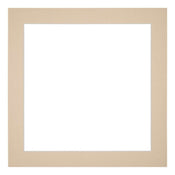 Passe Partout 20x20cm Carton Beige Bord 4cm Droit De Face | yourdeclineoration.com