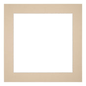 Passe Partout 20x20cm Carton Beige Bord 5cm Droit De Face | yourdeclineoration.com