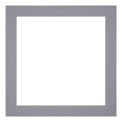 Passe Partout 20x20cm Carton Gris Bord 4cm Droit De Face | yourdeclineoration.com