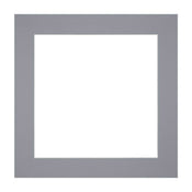 Passe Partout 20x20cm Carton Gris Bord Droit De Face | yourdeclineoration.com