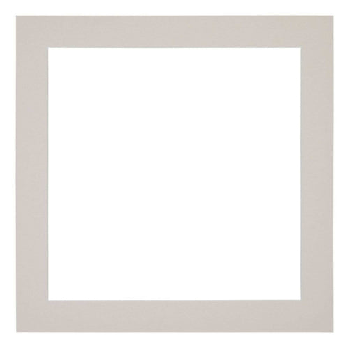 Passe Partout 20x20cm Carton Gris Graniet Bord 4cm Droit De Face | yourdeclineoration.com