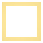 Passe Partout 20x20cm Carton Jaune Bord 4cm Droit De Face | yourdeclineoration.com