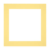 Passe Partout 20x20cm Carton Jaune Bord Droit De Face | yourdeclineoration.com