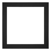 Passe Partout 20x20cm Carton Noir Bord 4cm Droit De Face | yourdeclineoration.com